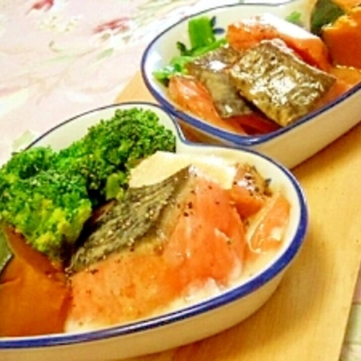 トースターｄｅ❤鮭の味噌マヨ焼き❤